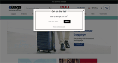 Desktop Screenshot of ebags.com